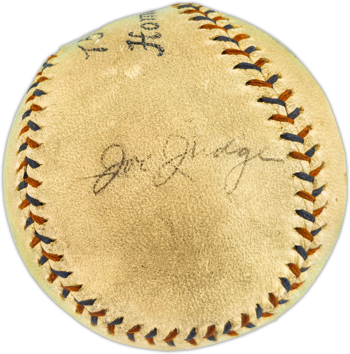 Babe Ruth Autographed Official Spalding Home Run Special Baseball New York Yankees Also Signed By Joe Judge PSA/DNA #AO09337