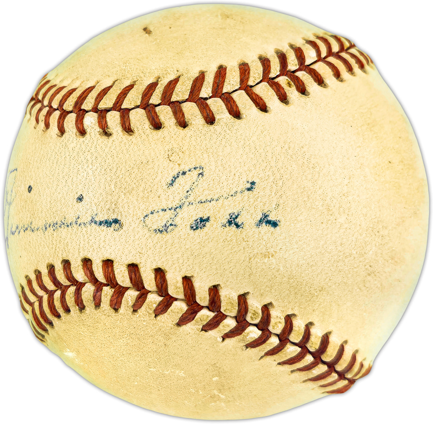 Jimmie Foxx Autographed Official AL Baseball Philadelphia A's (Single Signed) PSA/DNA & Beckett BAS #AE41480
