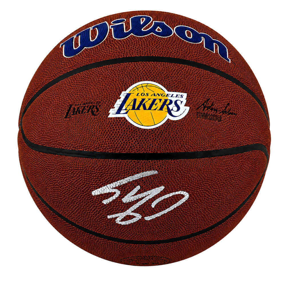 Shaquille O'Neal Signed Los Angeles Lakers Logo Wilson Alliance NBA Basketball