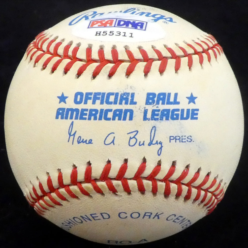 Joe "Oates" DeMaestri Autographed Official AL Baseball New York Yankees "1961 World Champs & 1960 AL Champs" PSA/DNA #H55311