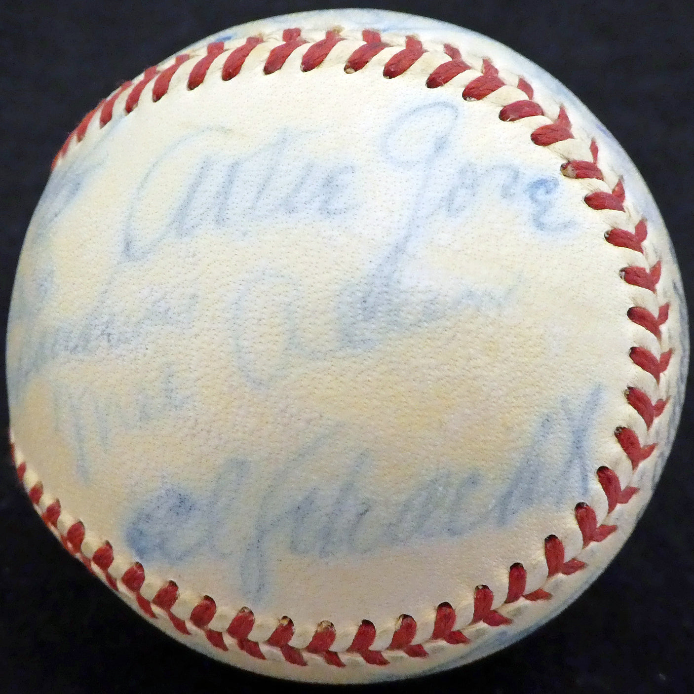 1950 Spring Training Autographed Official NL Baseball With 22 Total Signatures Including Stan Musial & Casey Stengel Beckett BAS #A52623