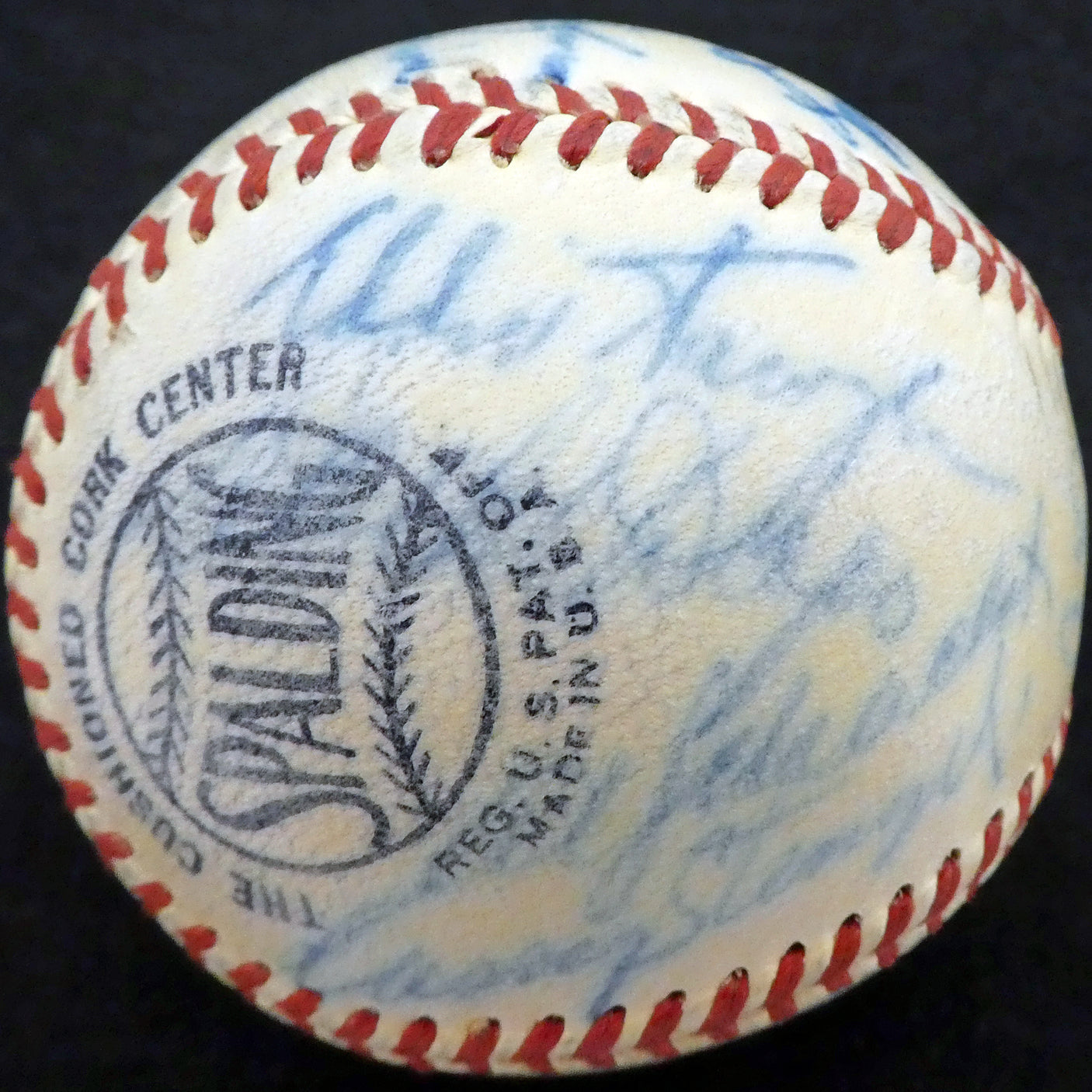 1950 Spring Training Autographed Official NL Baseball With 22 Total Signatures Including Stan Musial & Casey Stengel Beckett BAS #A52623