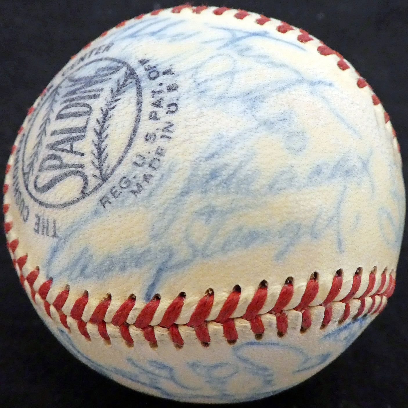 1950 Spring Training Autographed Official NL Baseball With 22 Total Signatures Including Stan Musial & Casey Stengel Beckett BAS #A52623
