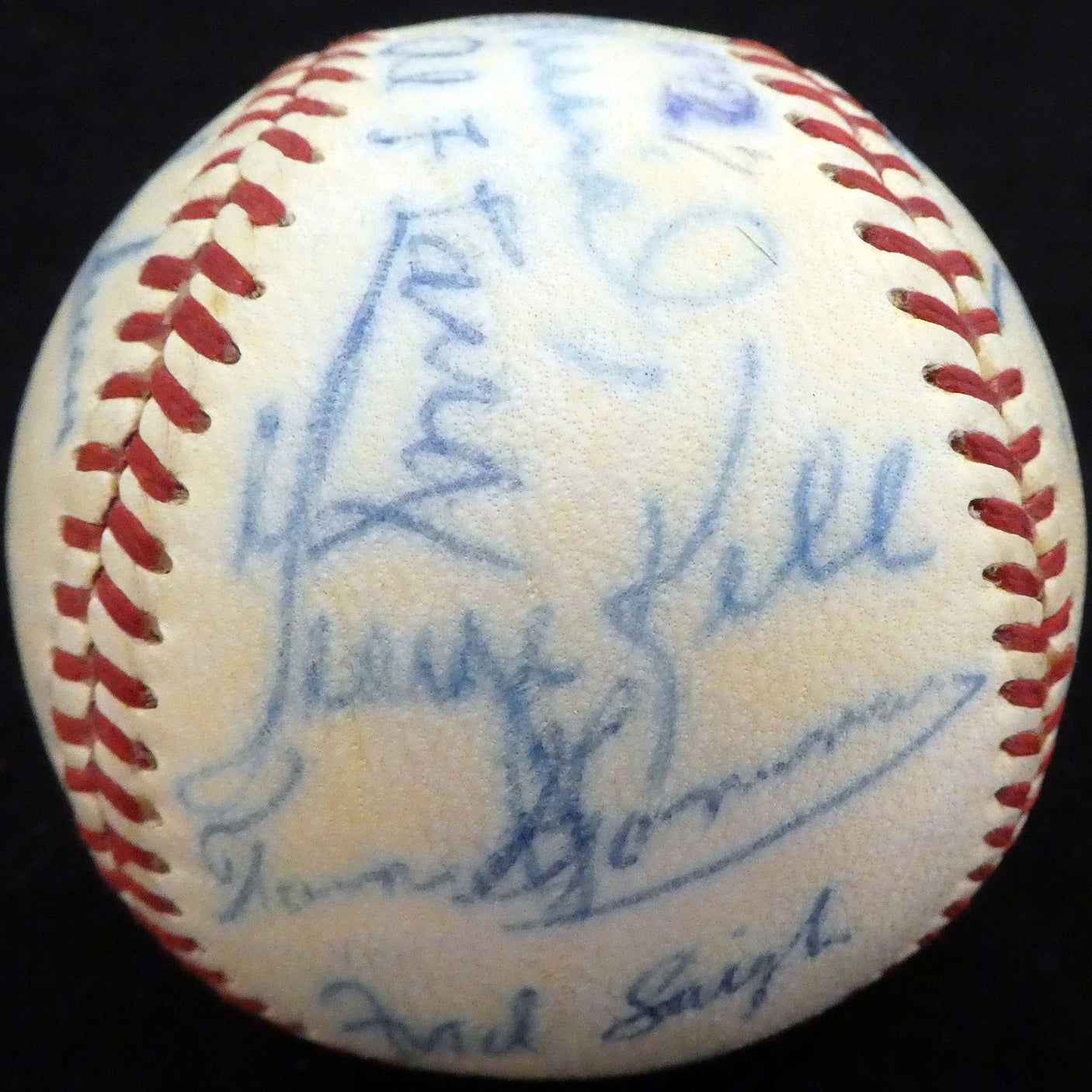 1950 Spring Training Autographed Official NL Baseball With 21 Total Signatures Including Stan Musial Beckett BAS #A52628
