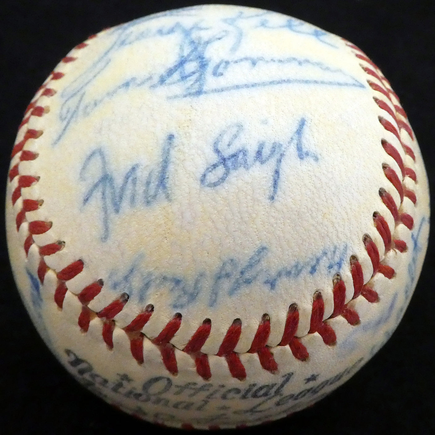1950 Spring Training Autographed Official NL Baseball With 21 Total Signatures Including Stan Musial Beckett BAS #A52628