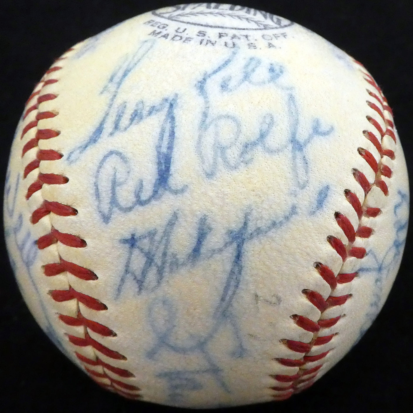 1950 Spring Training Autographed Official NL Baseball With 21 Total Signatures Including Stan Musial Beckett BAS #A52628
