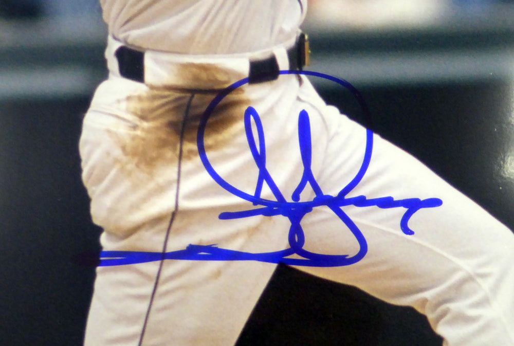 Jay Buhner Autographed Framed 16x20 Photo Seattle Mariners MCS Holo Stock #107773