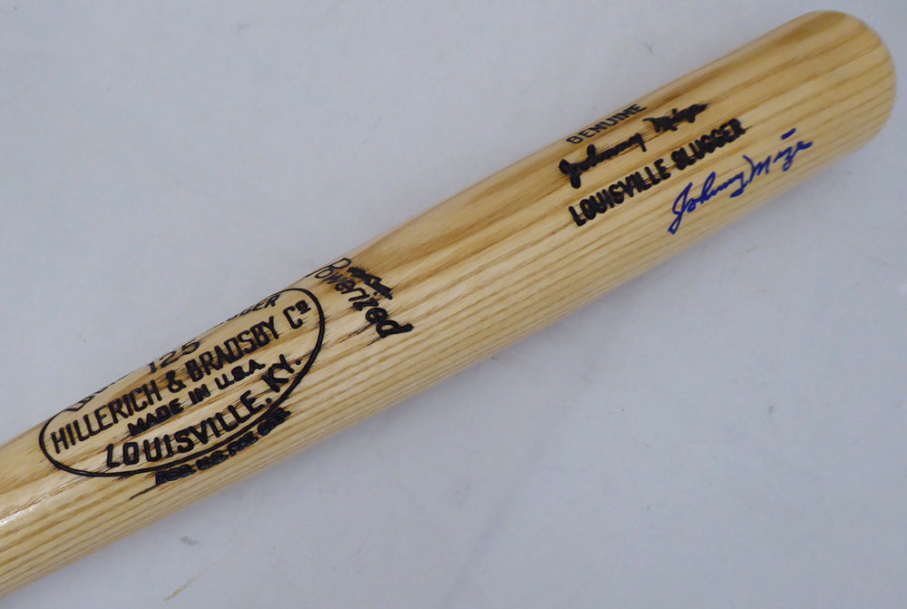 Johnny Mize Autographed Louisville Slugger Bat New York Yankees, St. Louis Cardinals Beckett BAS #F22192