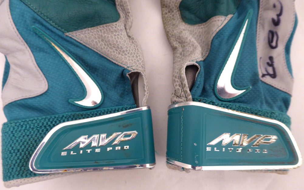 Robinson Cano Autographed Seattle Mariners Game Used Nike Batting Gloves With Signed Certificate SKU #138702