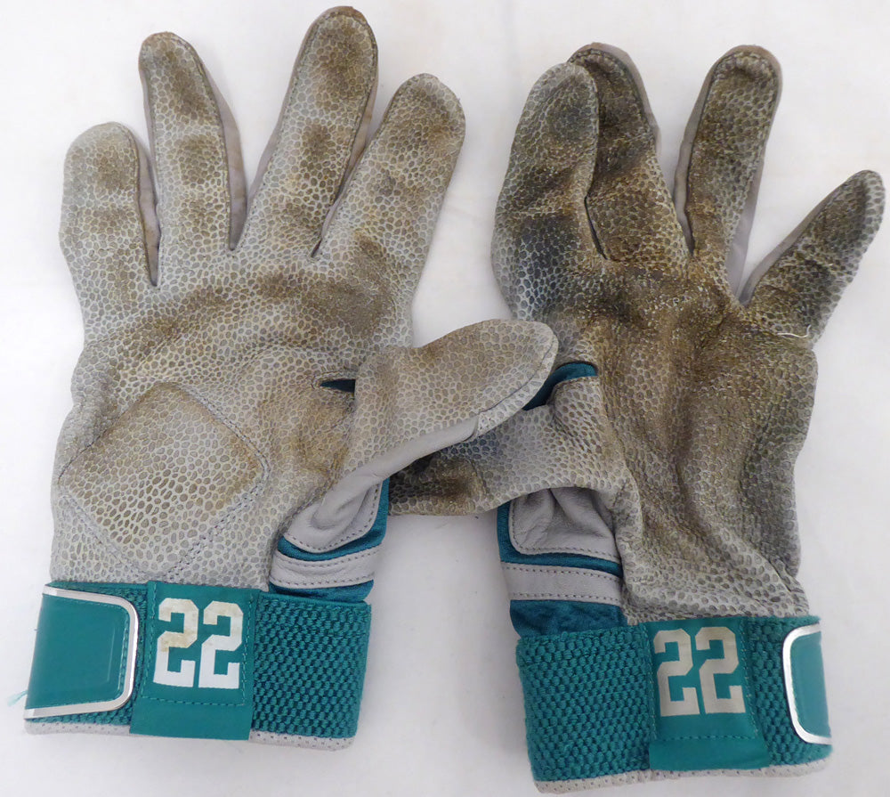 Robinson Cano Autographed Seattle Mariners Game Used Nike Batting Gloves With Signed Certificate SKU #138702
