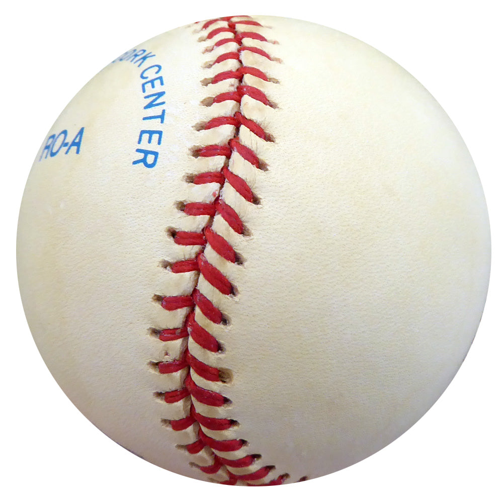 Hank Borowy Autographed Official AL Baseball New York Yankees, Chicago Cubs Beckett BAS #F26236