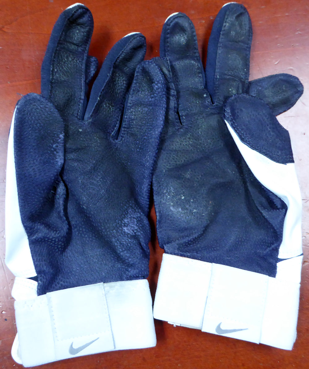 Robinson Cano Autographed Pair of Game Used Nike Batting Gloves with Signed Certificate SKU #113654