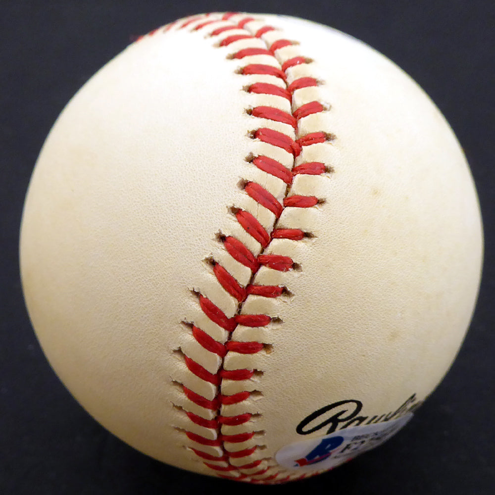 Paul Smith Autographed Official NL Baseball Pittsburgh Pirates, Chicago Cubs Beckett BAS #F27569