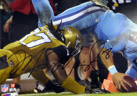 Marcus Mariota Autographed 16x20 Photo Tennessee Titans MM Holo #01922