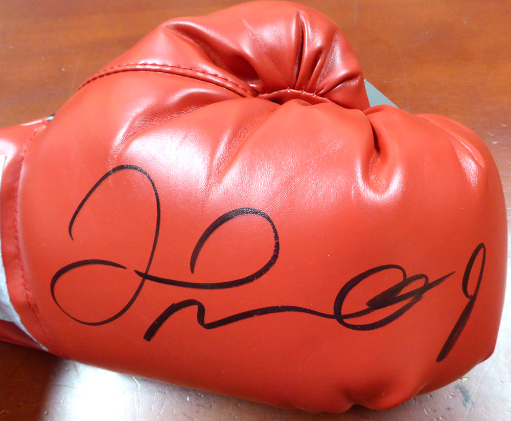 Floyd Mayweather Jr. Autographed Red Everlast Boxing Glove RH Beckett BAS Stock #121800