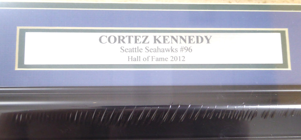 Cortez Kennedy Autographed Framed 16x20 Photo Seattle Seahawks MCS Holo Stock #123740