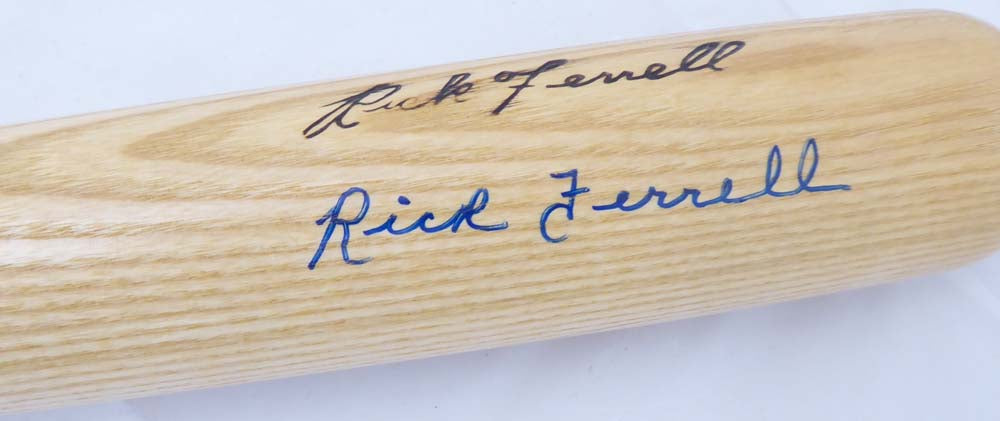 Rick Ferrell Autographed Louisville Slugger Bat Boston Red Sox Beckett BAS #H11614