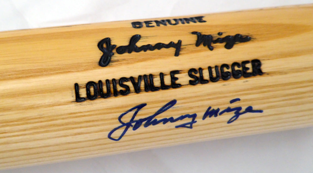 Johnny Mize Autographed Louisville Slugger Bat New York Yankees, St. Louis Cardinals JSA #P20569