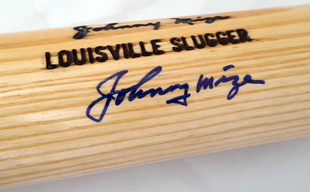 Johnny Mize Autographed Louisville Slugger Bat New York Yankees, St. Louis Cardinals JSA #P20569