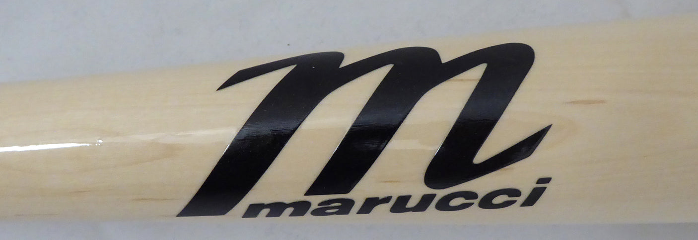 Gleyber Torres Autographed Blonde Marucci Game Model Baseball Bat Tigers Yankees Beckett BAS Stock #154968