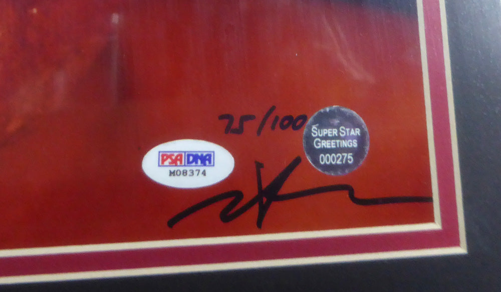 Muhammad Ali Autographed Framed 16x20 Photo PSA/DNA #M08374