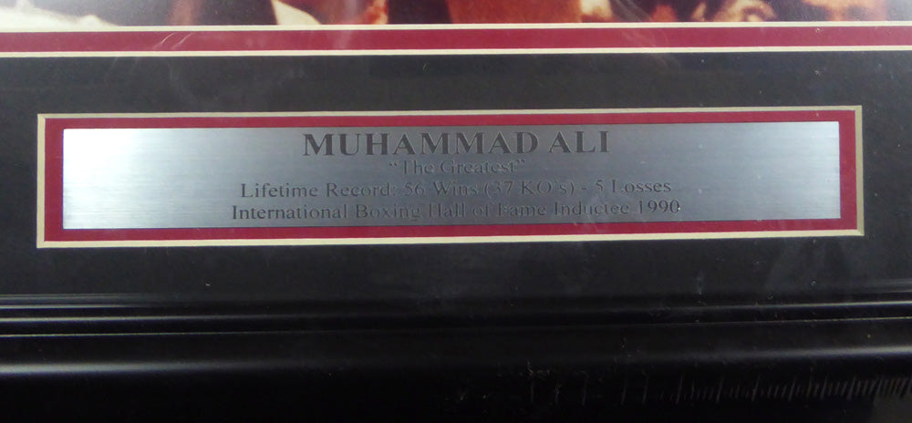 Muhammad Ali Autographed Framed 16x20 Photo PSA/DNA #S14051