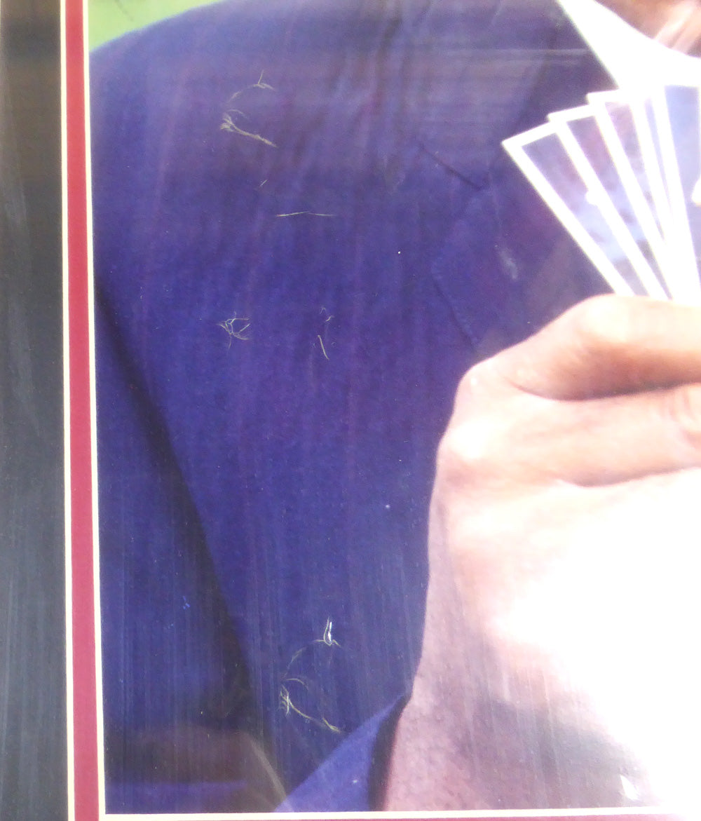 Muhammad Ali Autographed Framed 16x20 Photo (Creased) PSA/DNA #Q02875