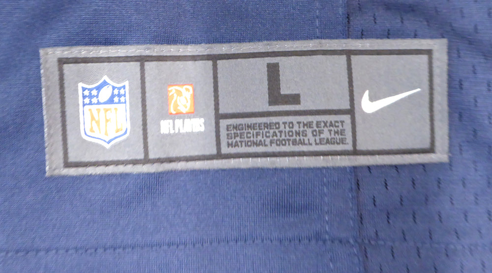 Seattle Seahawks Shaquem Griffin Autographed Blue Nike Jersey Size L MCS Holo Stock #134402