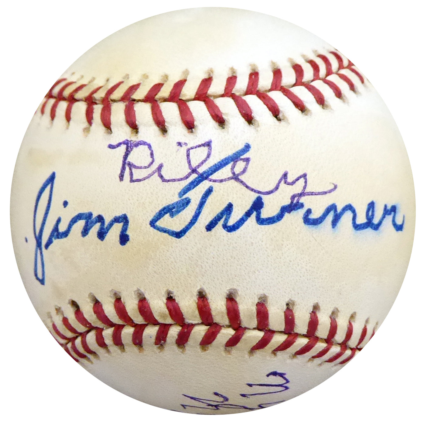 Jim Turner Autographed Official AL Baseball Brooklyn Dodgers, New York Yankees "1923-51 Yrs NY 1942-45 NY 1949-59-1973 Retired" Beckett BAS #S78465