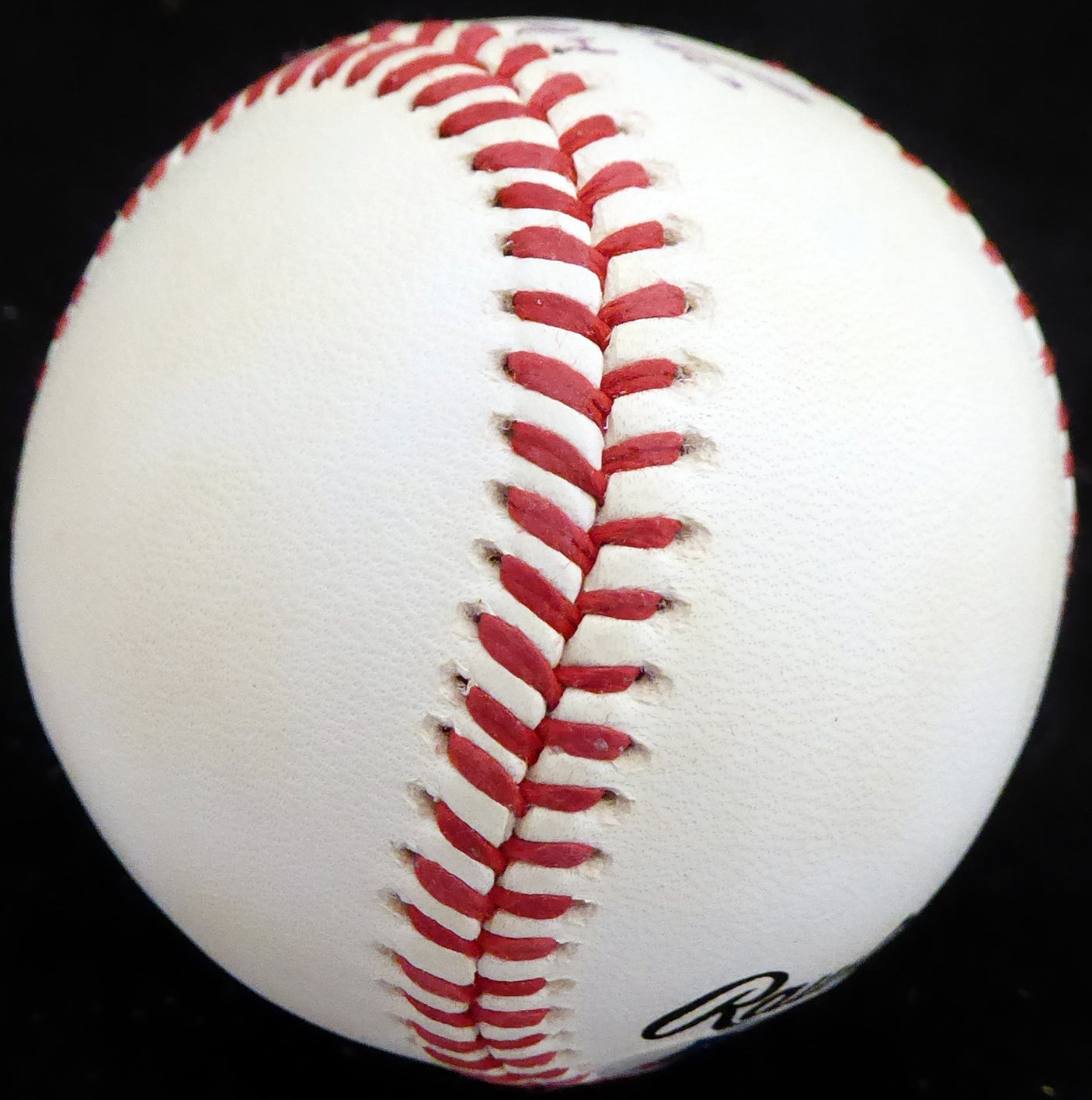 Bob Rush Autographed Official NL Baseball Chicago Cubs, Milwaukee Braves Beckett BAS #S78724