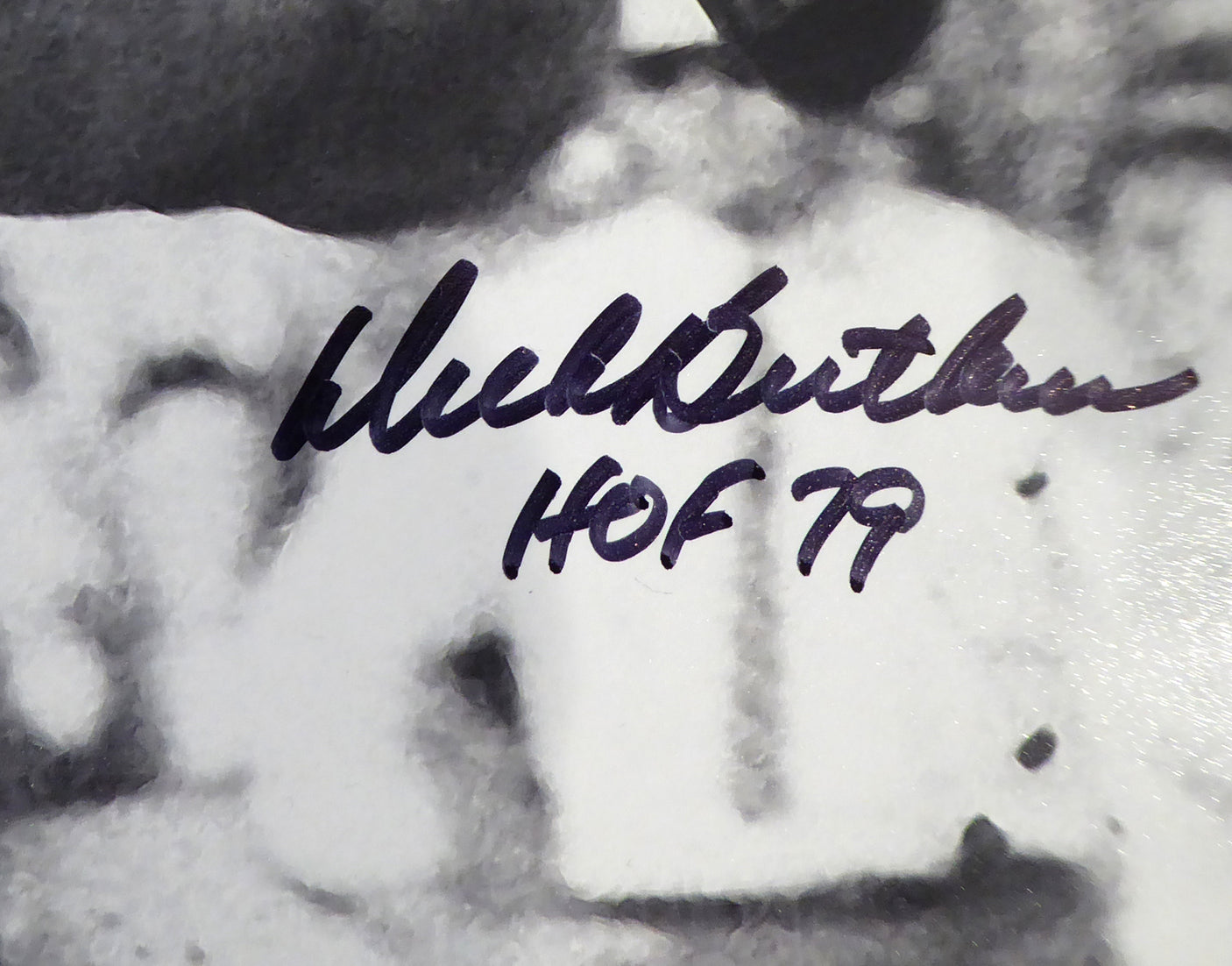 Dick Butkus Autographed 16x20 Photo Chicago Bears "HOF 79" Beckett BAS Stock #178265