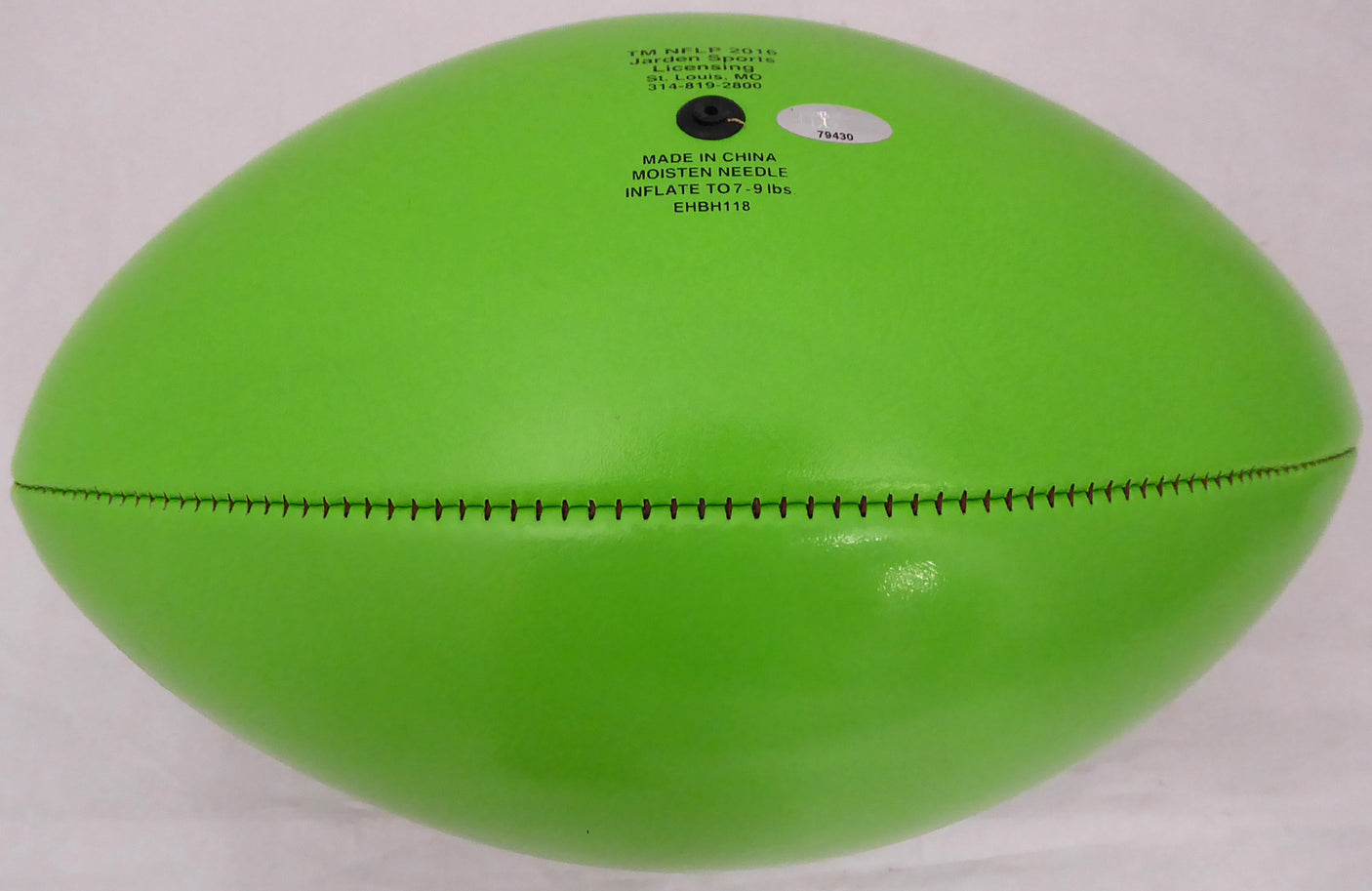 Shaquem & Shaquill Griffin Autographed Seattle Seahawks Green Logo Football MCS Holo Stock #178326