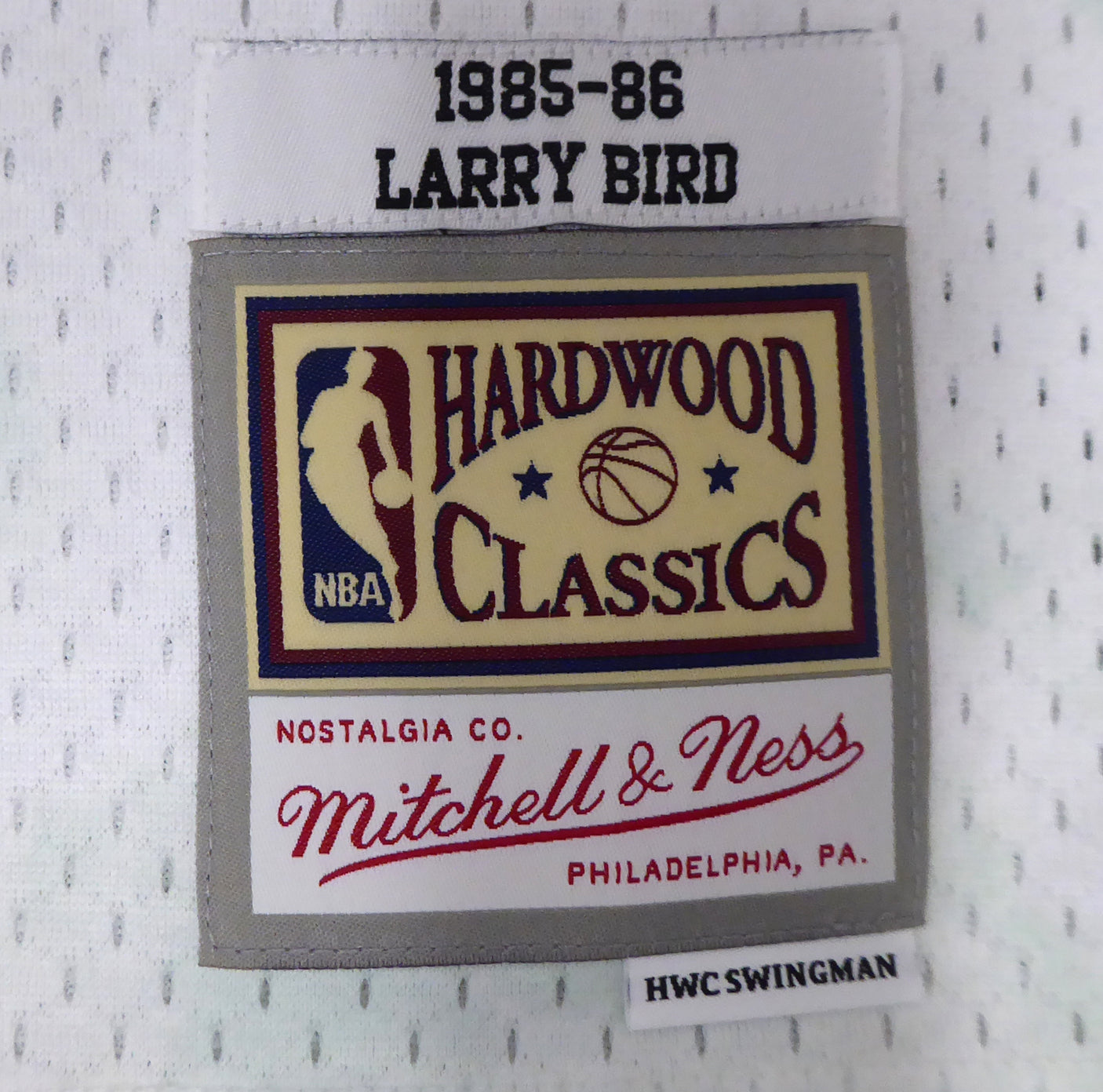 Boston Celtics Larry Bird Autographed Authentic Cloudy Skies Mitchell & Ness Jersey Beckett BAS #WA54261