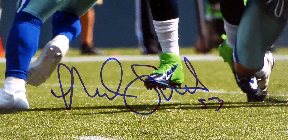Malcolm Smith Autographed 16x20 Photo Seattle Seahawks MCS Holo Stock #71574