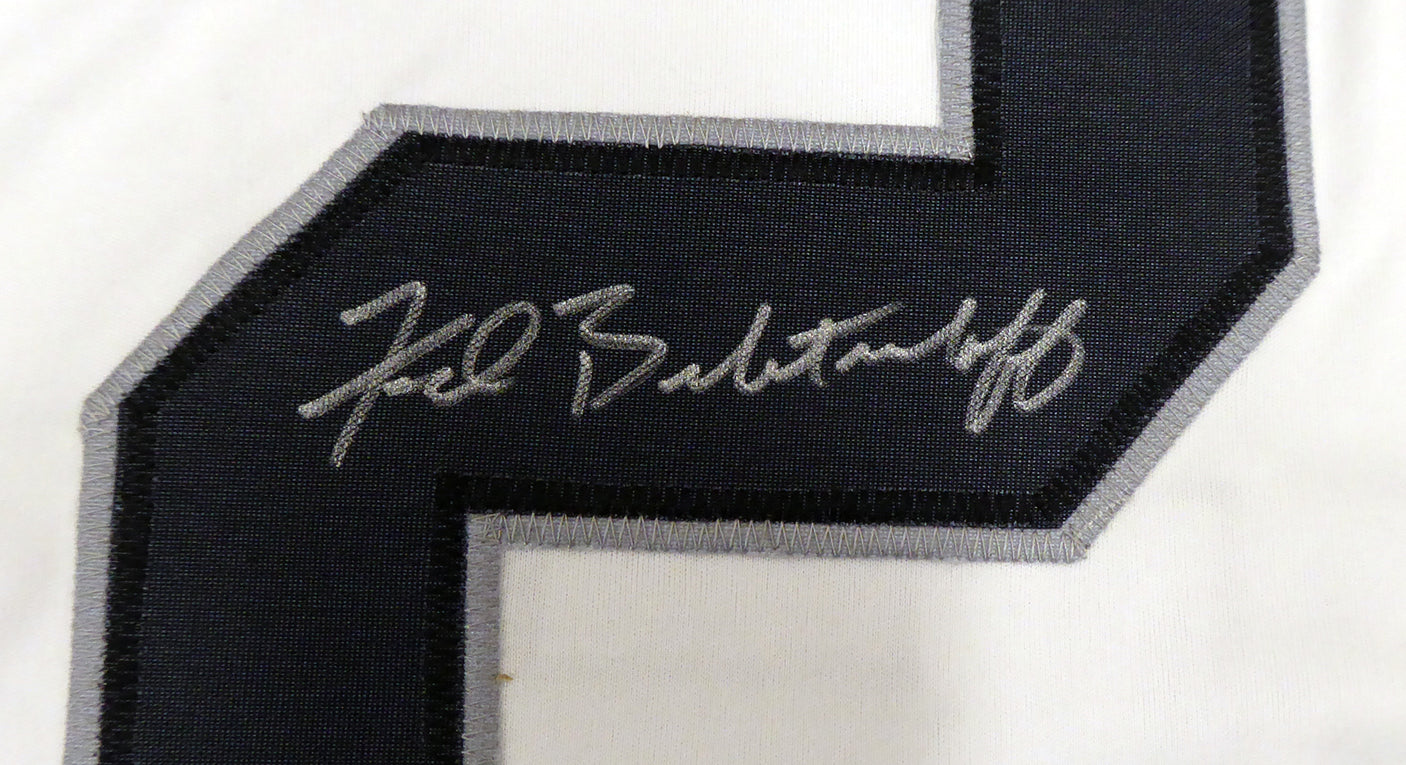 Oakland Raiders Fred Biletnikoff Autographed White Jersey Beckett BAS Stock #185819