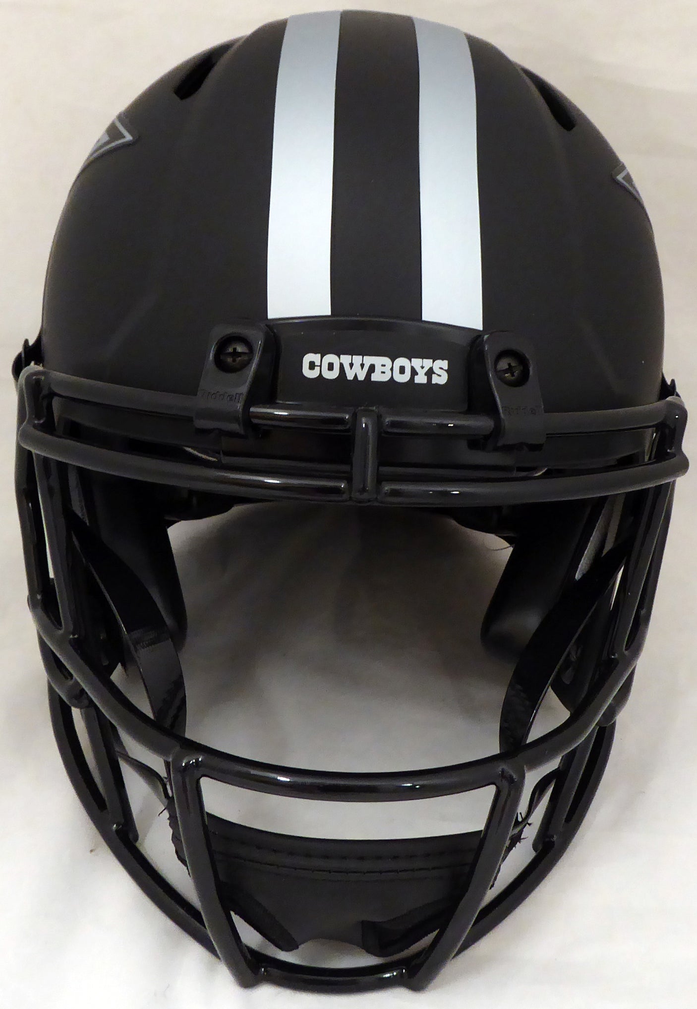 Tony Dorsett Autographed Dallas Cowboys Eclipse Black Full Size Speed Authentic Helmet (Smear) Beckett BAS #WE12149