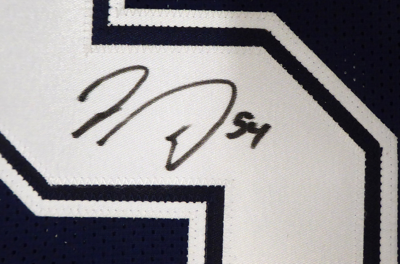 Dallas Cowboys Jaylon Smith Autographed Blue Jersey Beckett BAS Stock #187474