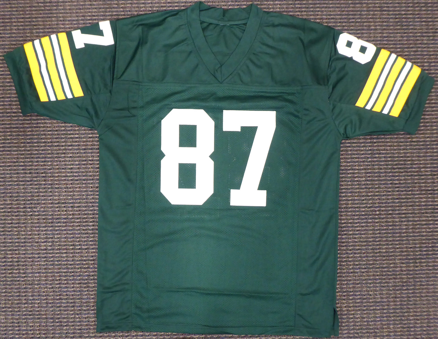 Green Bay Packers Willie Davis Autographed Green Jersey "HOF 81 & SB I II Champs" PSA/DNA Stock #187484