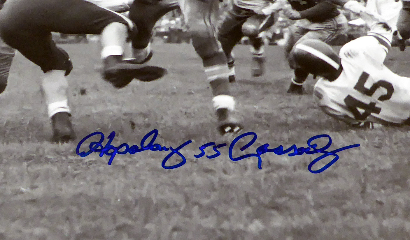 Howard "Hopalong" Cassady Autographed 16x20 Photo Ohio State Buckeyes In Blue Beckett BAS Stock #179075