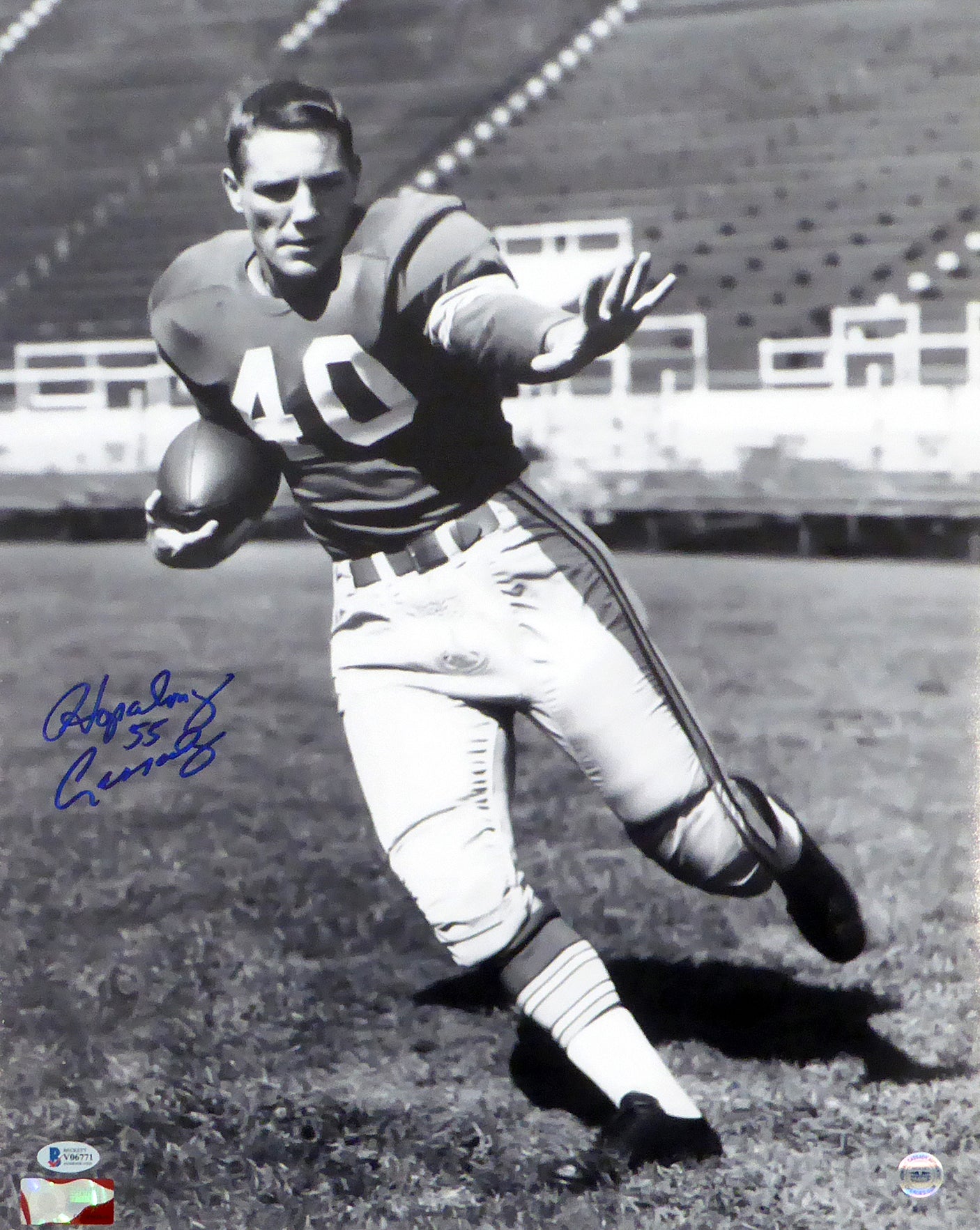 Howard "Hopalong" Cassady Autographed 16x20 Photo Ohio State Buckeyes Beckett BAS Stock #179082