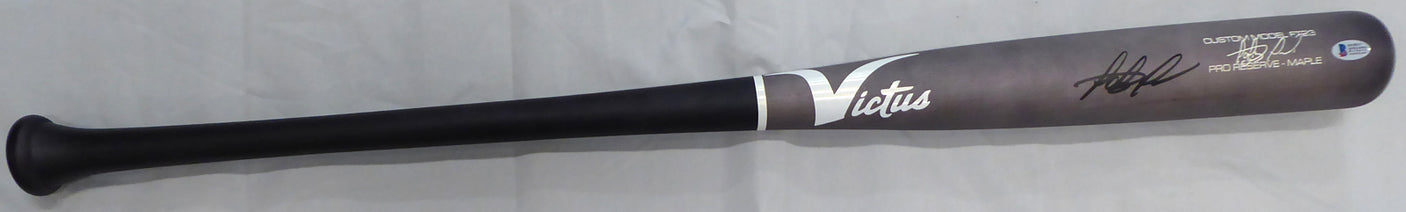 Fernando Tatis Jr. Autographed Gray Victus Game Model Bat San Diego Padres Beckett BAS Stock #192527