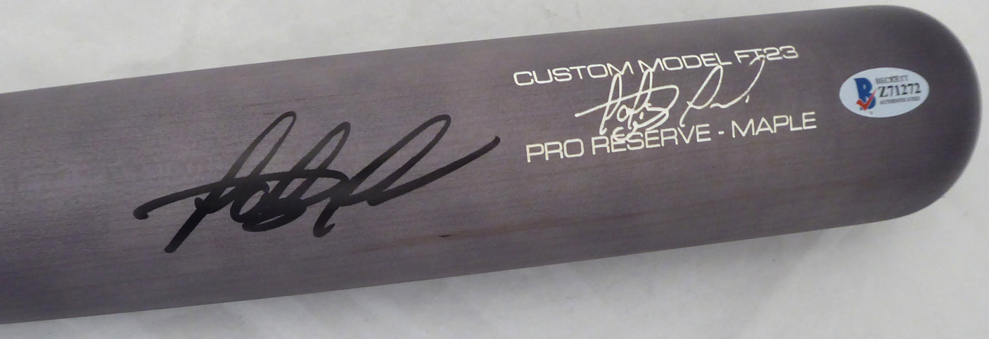 Fernando Tatis Jr. Autographed Gray Victus Game Model Bat San Diego Padres Beckett BAS Stock #192527