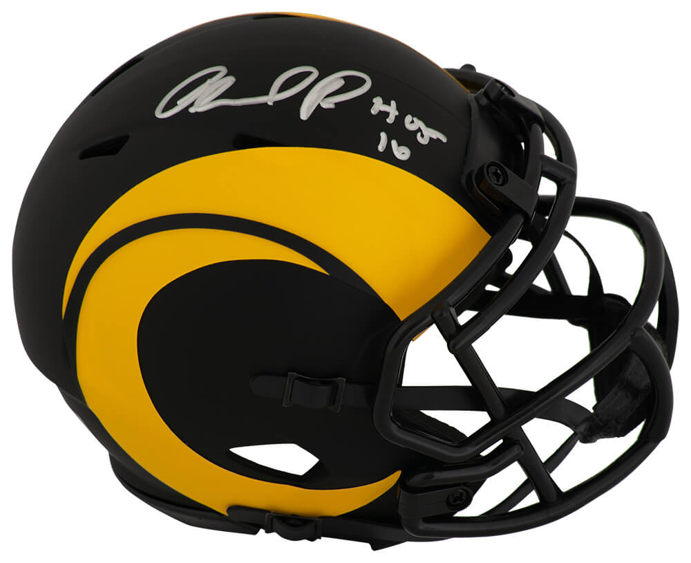 Orlando Pace Signed Los Angeles Rams Eclipse Riddell Speed Mini Helmet w/HOF'16