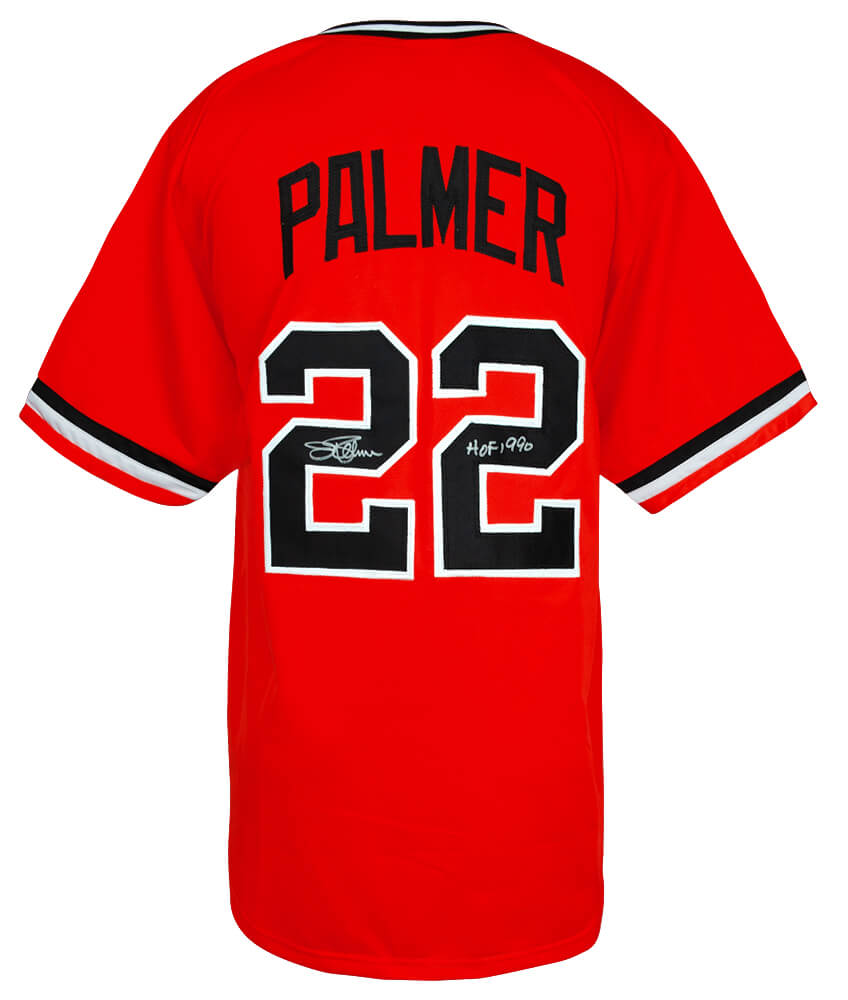 Jim Palmer Signed Orange Custom Baseball Jersey w/HOF'90