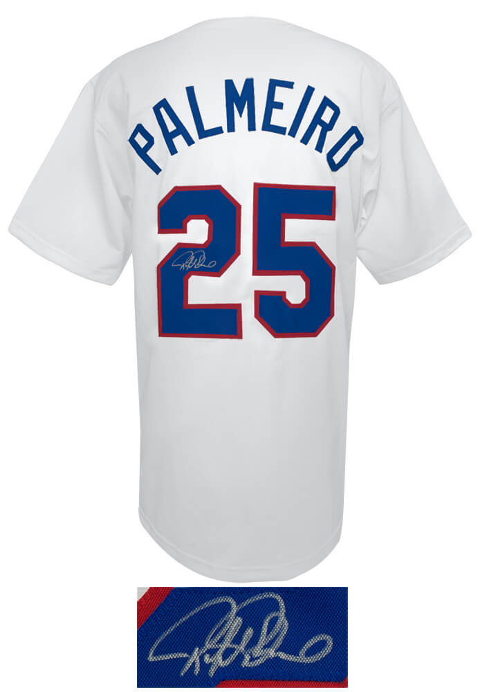 Rafael Palmeiro Signed White Custom Baseball Jersey