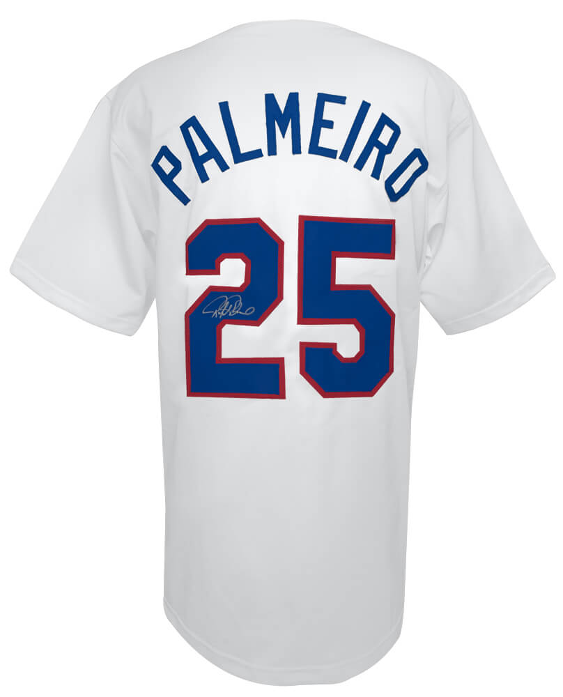 Rafael Palmeiro Signed White Custom Baseball Jersey
