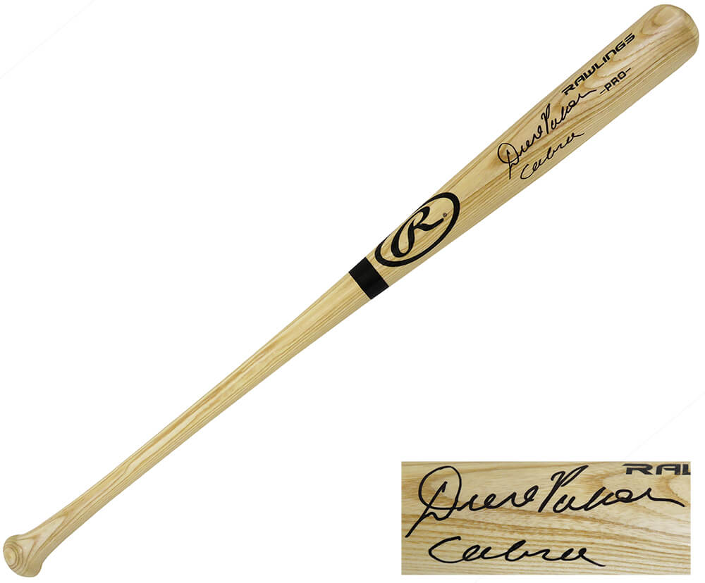 Dave Parker Signed Rawlings Pro Blonde Baseball Bat w/Cobra