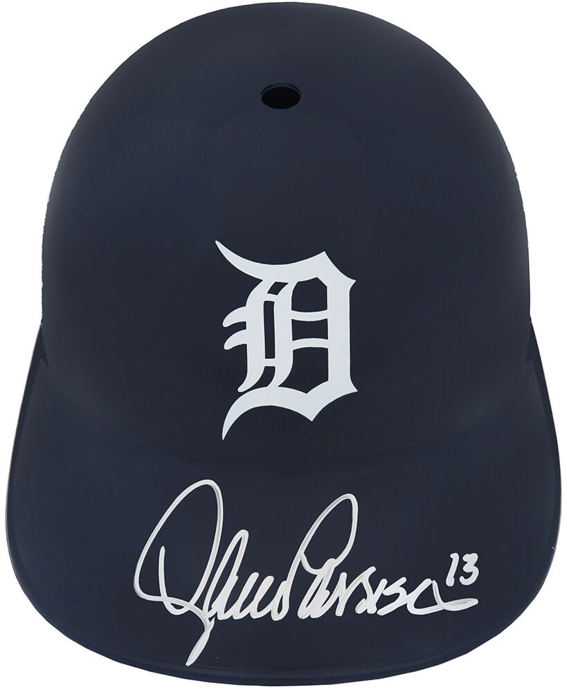 Lance Parrish Signed Detroit Tigers Replica Souvenir Batting Helmet