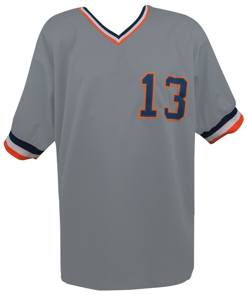 Lance Parrish Signed Gray Custom Baseball Jersey