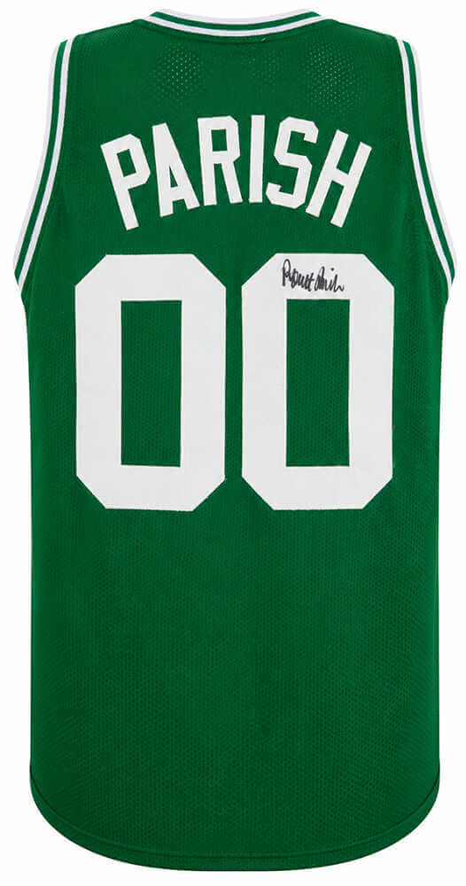 Robert Parish Signed Green Custom Basketball Jersey